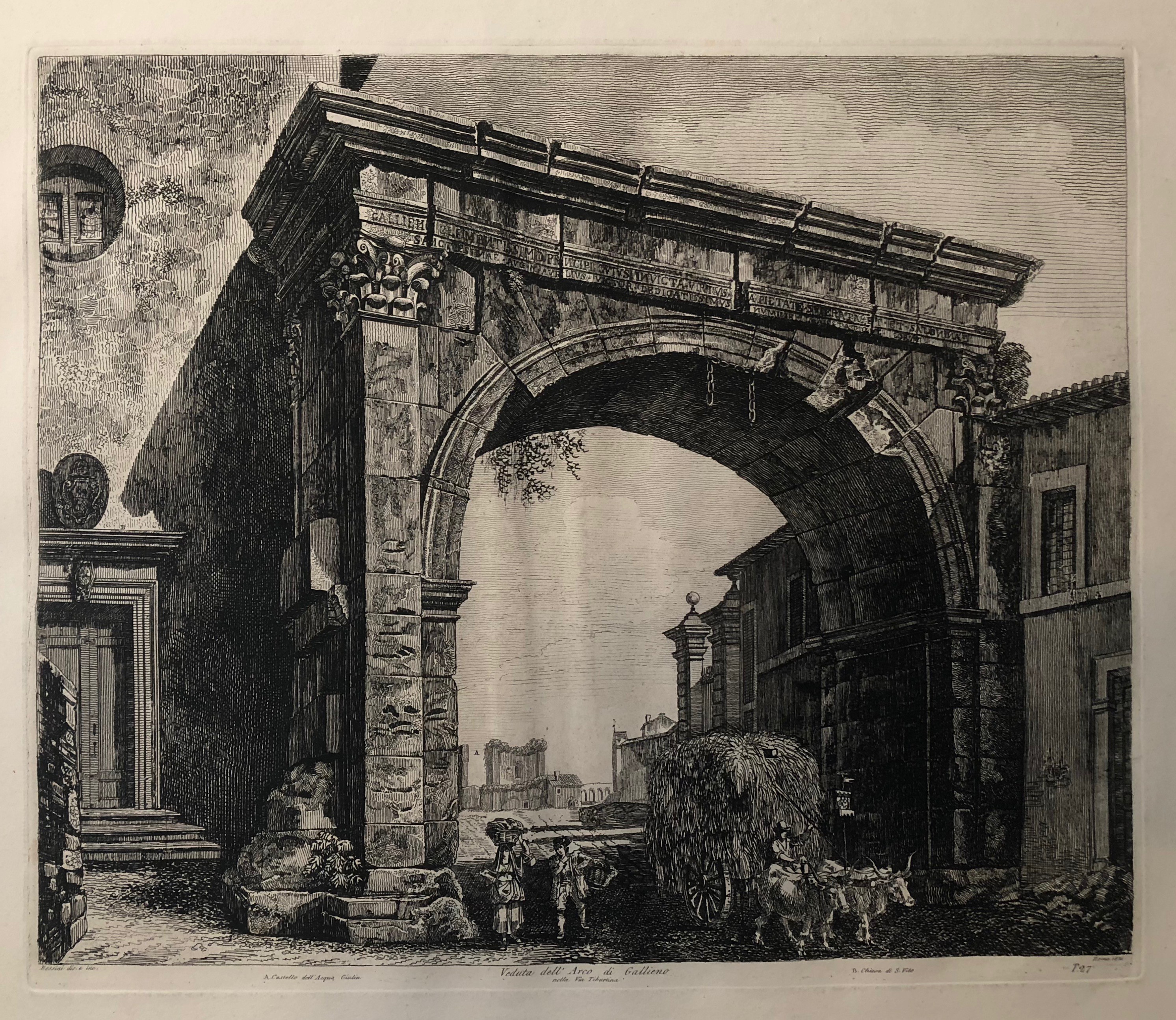 Veduta dell 27 Arco di Gallieno
