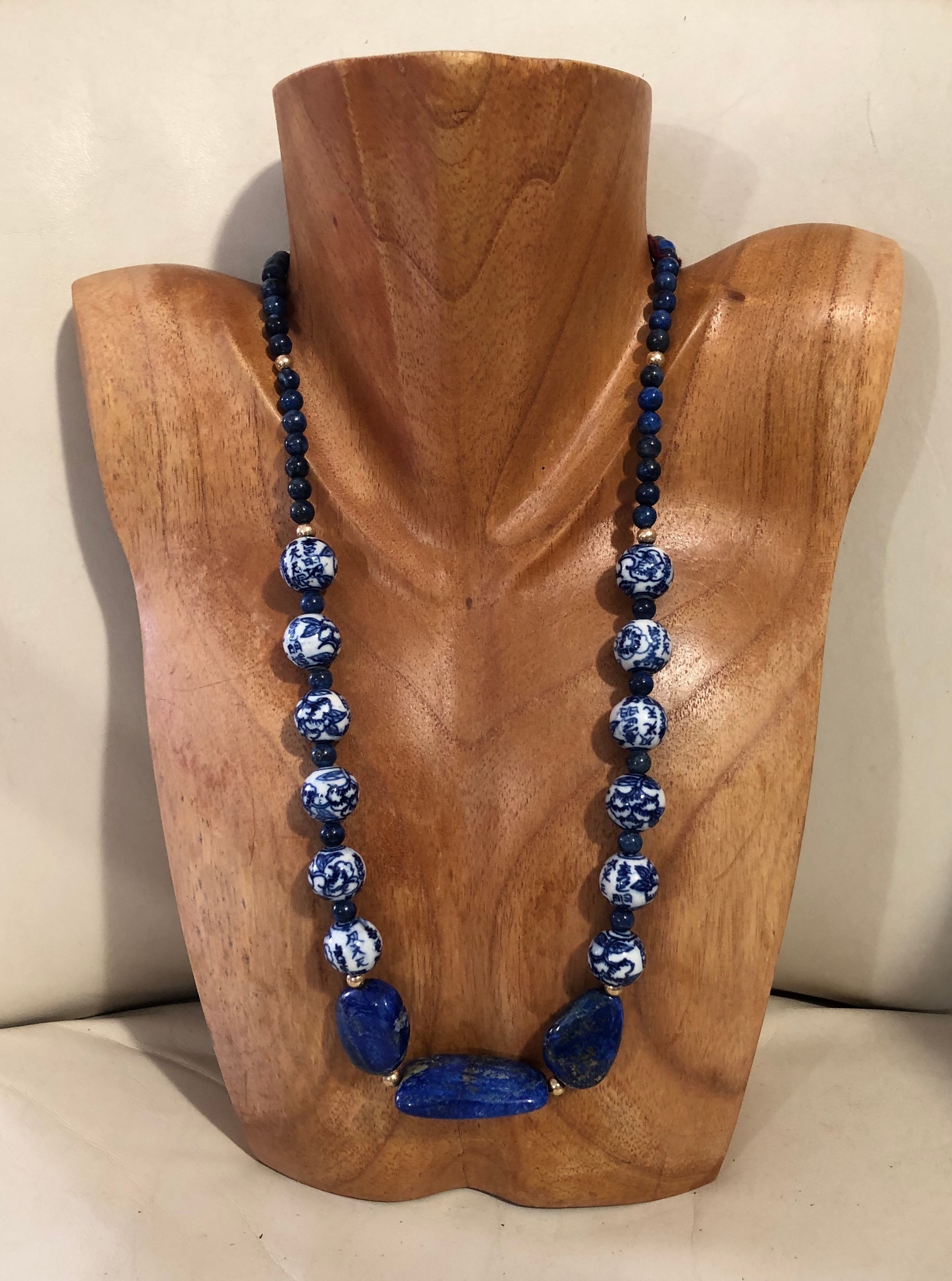 Trade Beads with Lapis
