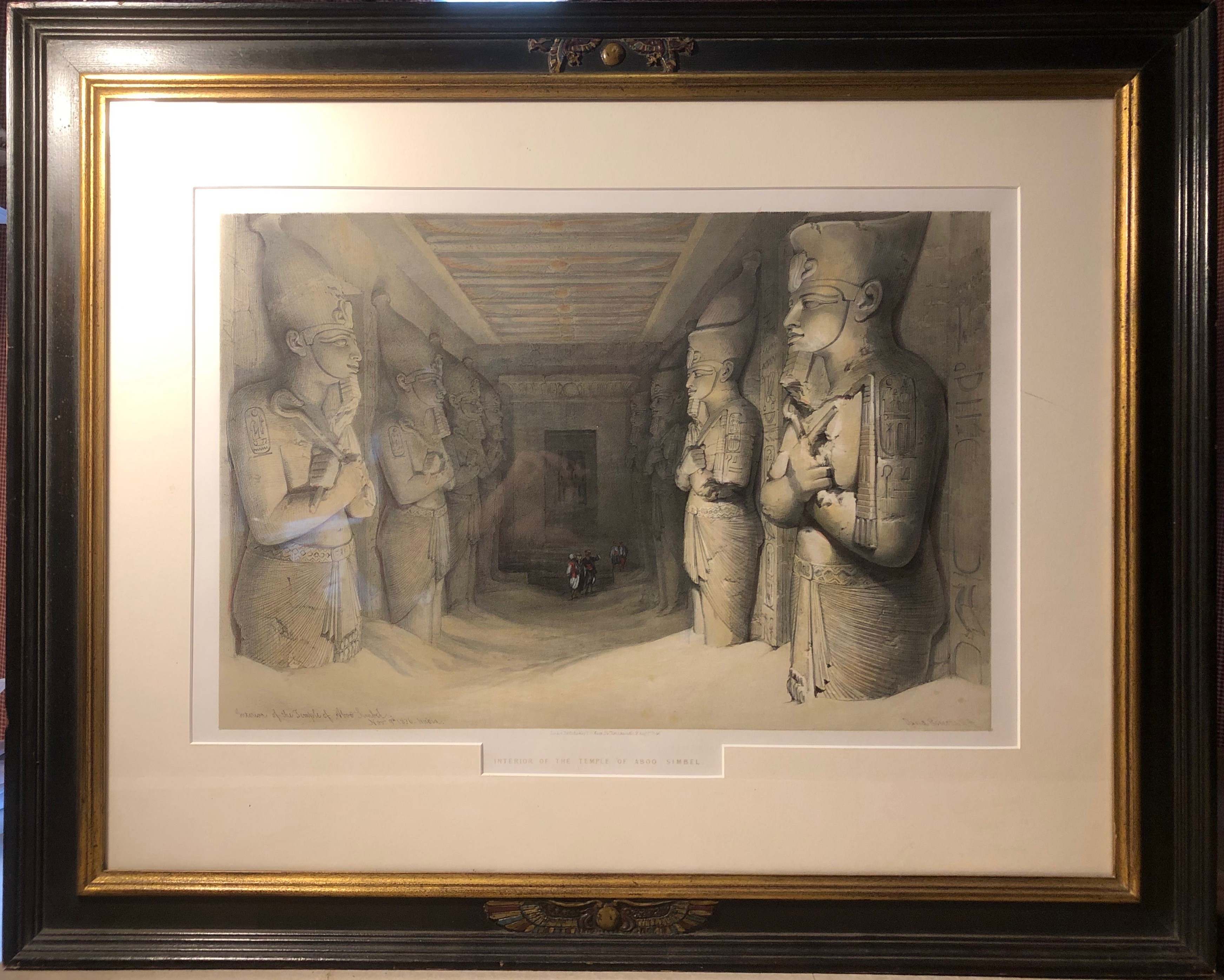 Interior of the Temple of Aboo-Sembel