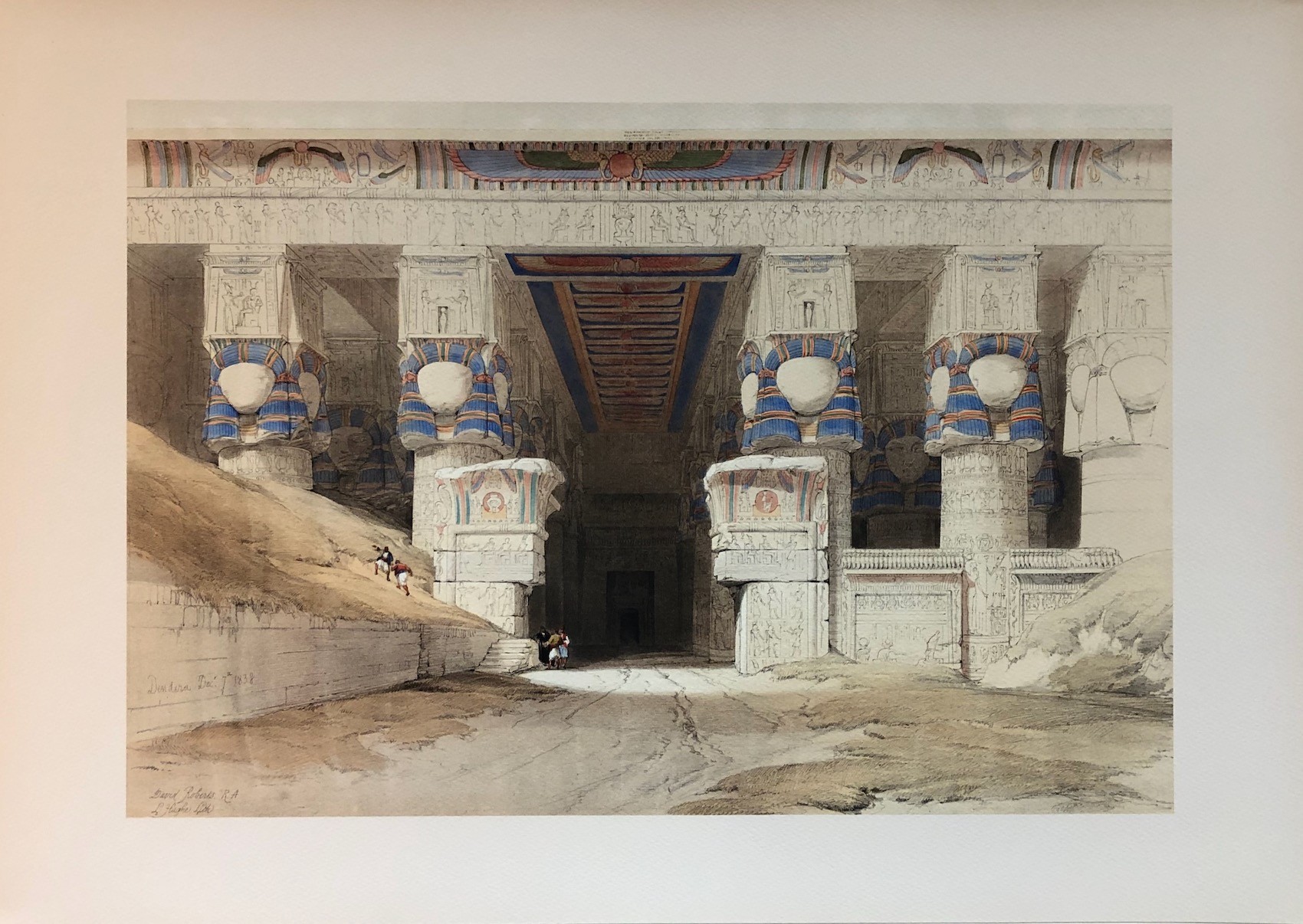 Courtyard of Dendera