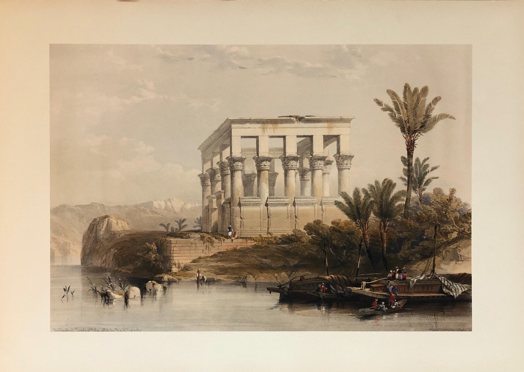 Temple at Philae called The Bed of Pharoah