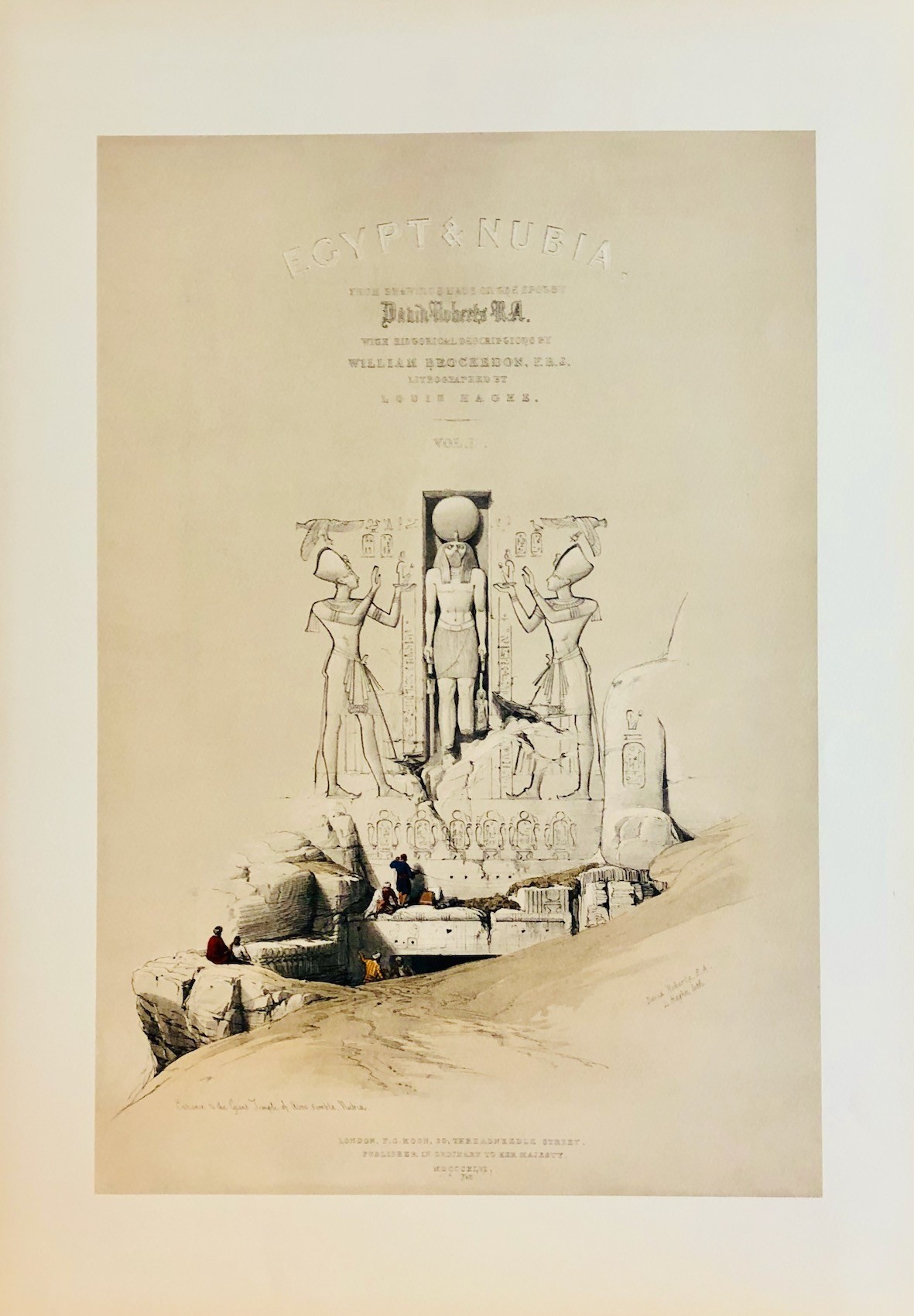 Entrance to the Temple of Abou Sembel