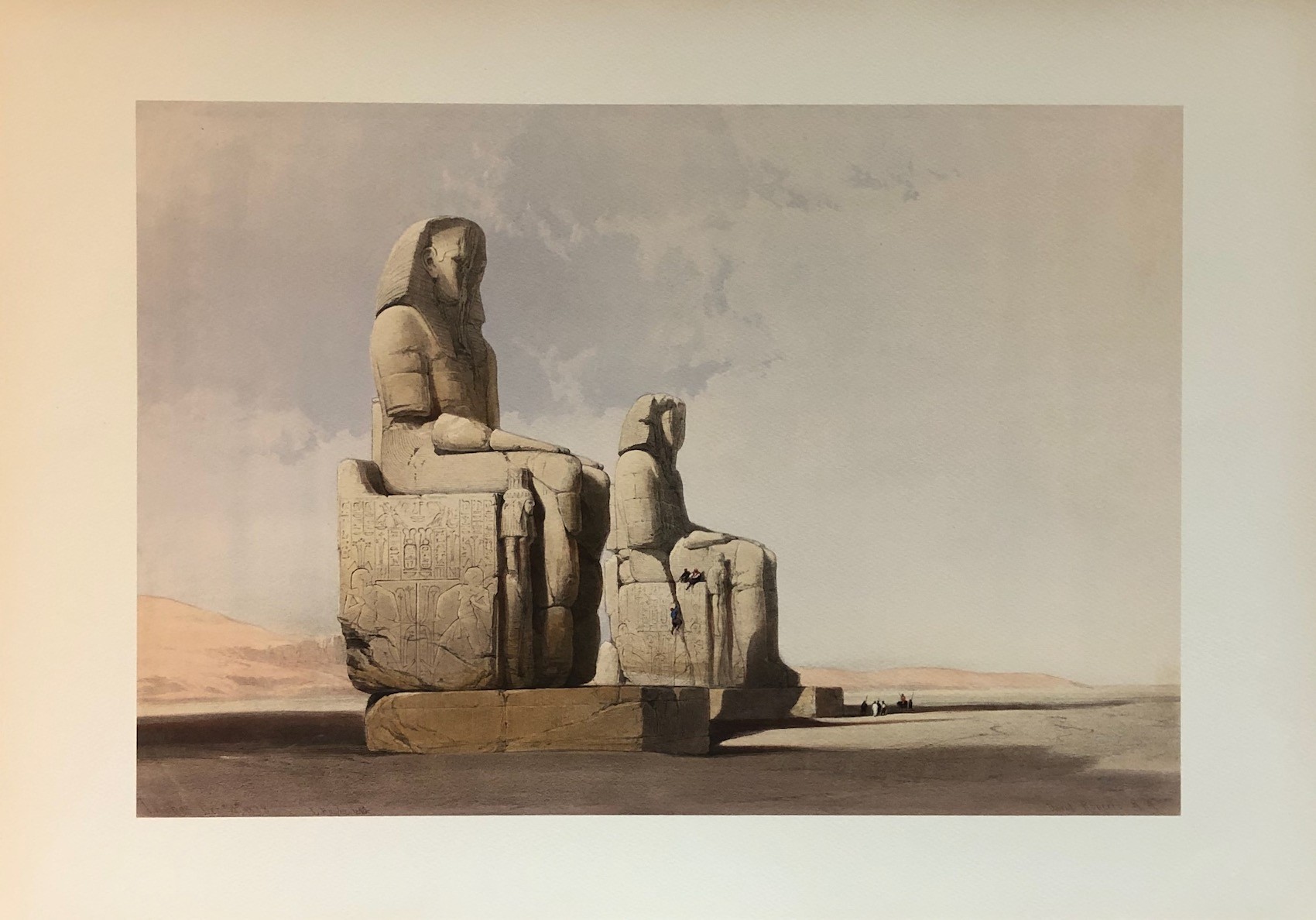 Statues of the Colossi at Memnon