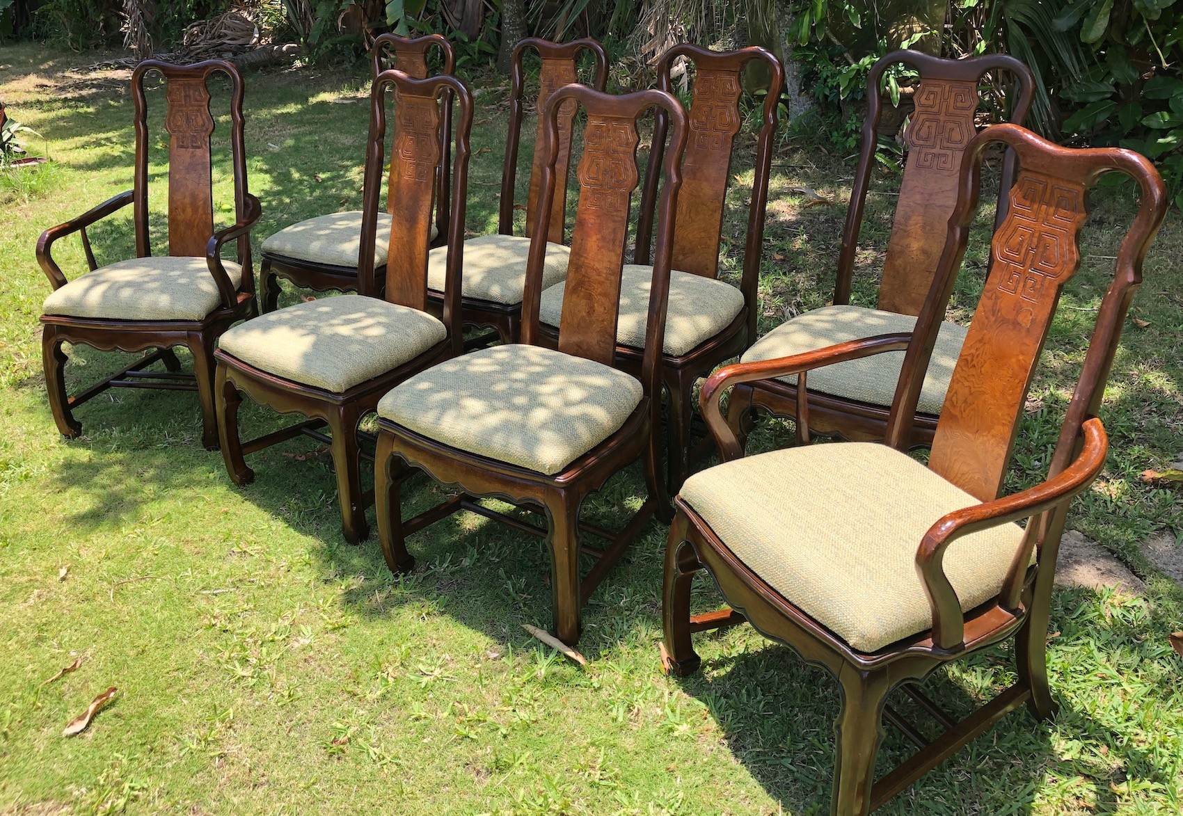 Set of six Mahogany dining chairs